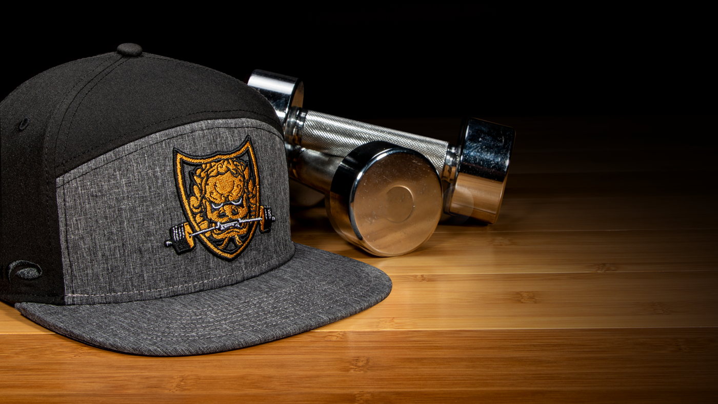 Fitness hat sitting on table