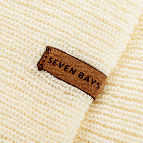 Laser Etched Suede Clip Label