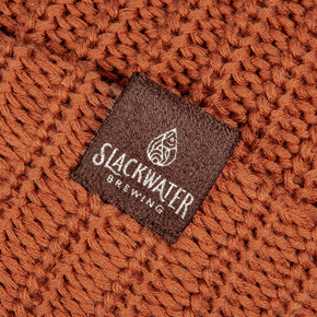 SCREEN PRINT ON SUEDE CLIP LABEL