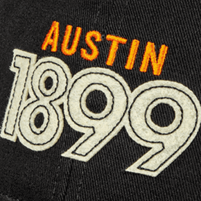 SINGLE-PIECE FELT PATCH WITH EMBROIDERY