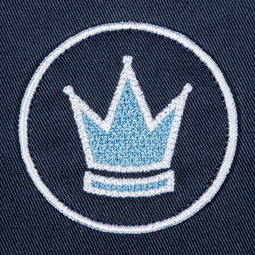 Flat Embroidery w/ Textured Pearl Fill Stitch