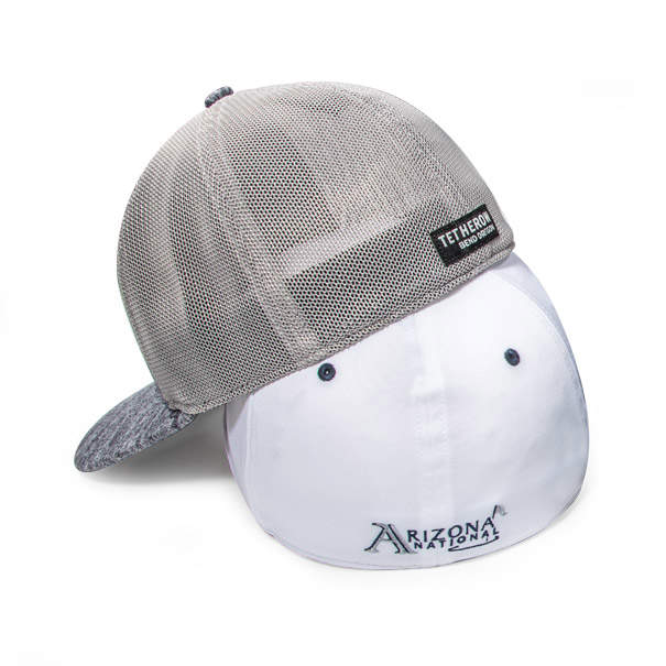 Two Pukka Stretch Fit Hats stacked on top of each other showing the backs