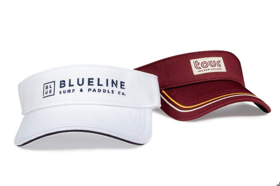 2 Pukka Low Crown Visors