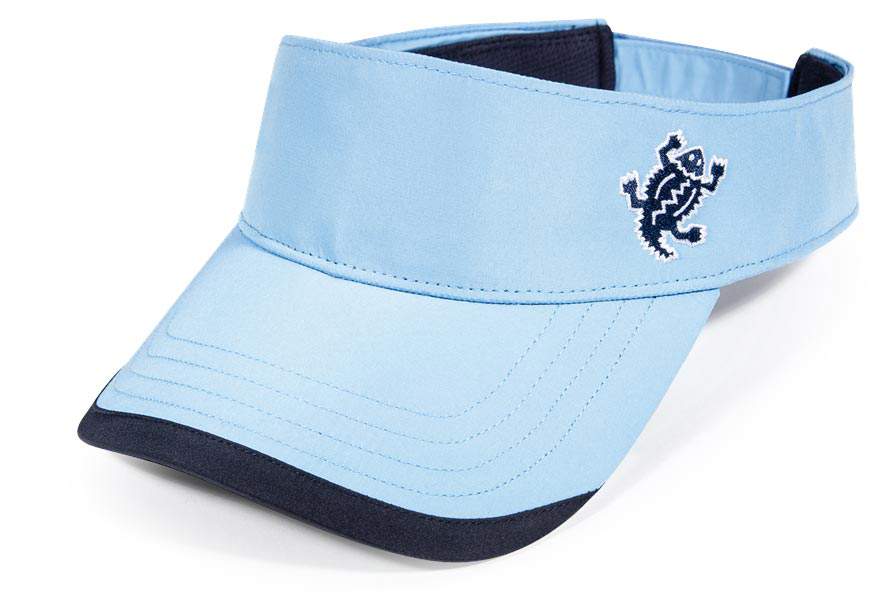 Light blue medium crown visor by Pukka