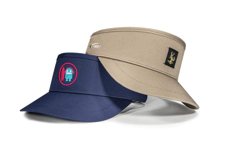 2 Pukka High Crown Visors