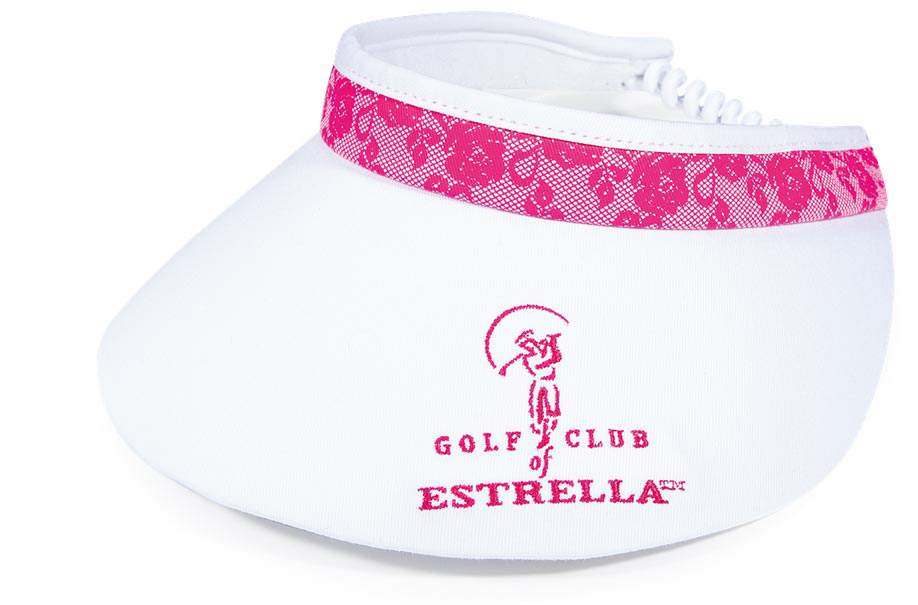 Ladies twist-cord visor