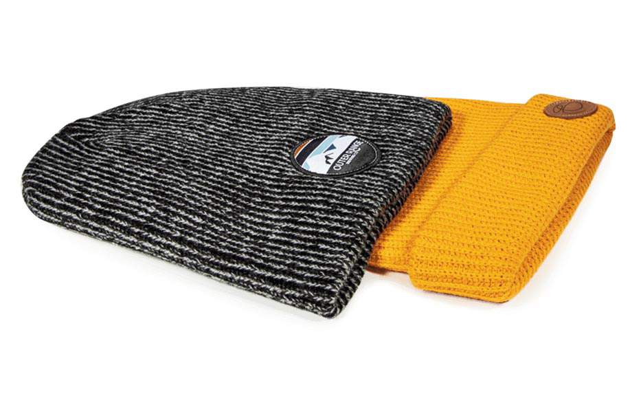 Two Pukka dock-wear knit hats