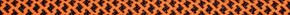 Neon Orange / Black Lattice Specialty Rope