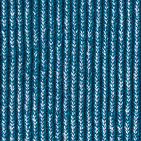 Electric Blue / White Twisted Acrylic Yarn