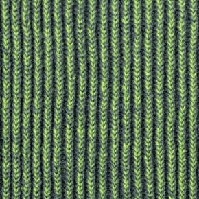 Lime / Metal Twisted Acrylic Yarn