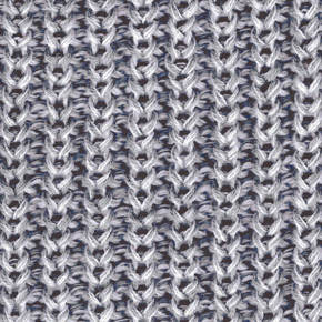 Steel / White Twisted Cotton Yarn