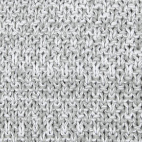 Steel / White Twisted Cotton Yarn