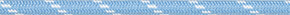 Carolina / White Stripe Specialty Rope