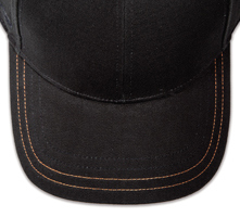 Pukka hat, visor stitching, 4 rows, 2 contrast stitch, 1 color
