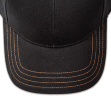 Pukka hat, visor stitching, 4 rows, 4 contrast stitch, 1 color