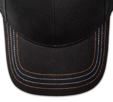 Pukka hat, visor stitching, 4 rows, 4 contrast stitch, 2 colors