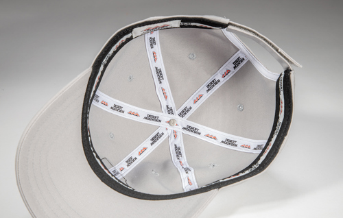 Pukka hat interior add on printed crown taping