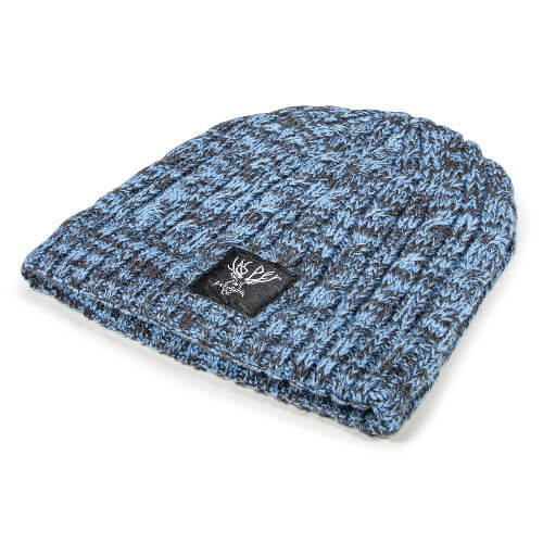 Marled Yarn Cable Uncuffed Knit