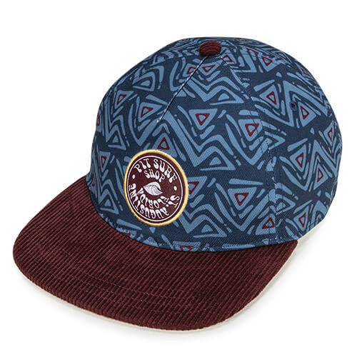 Sublimated / Maroon Wide Wale Corduroy