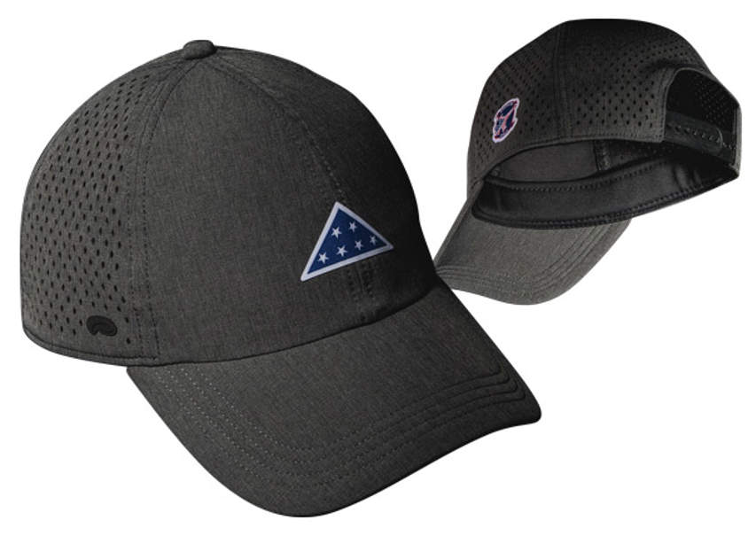 The Pukka Black Pillar Adjustable Hat Features Our Premium Pinnacle Fabric