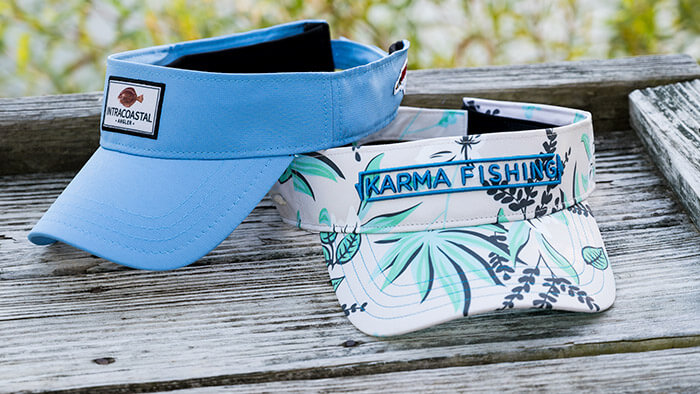 Pukka Low Crown Visor sitting on a log