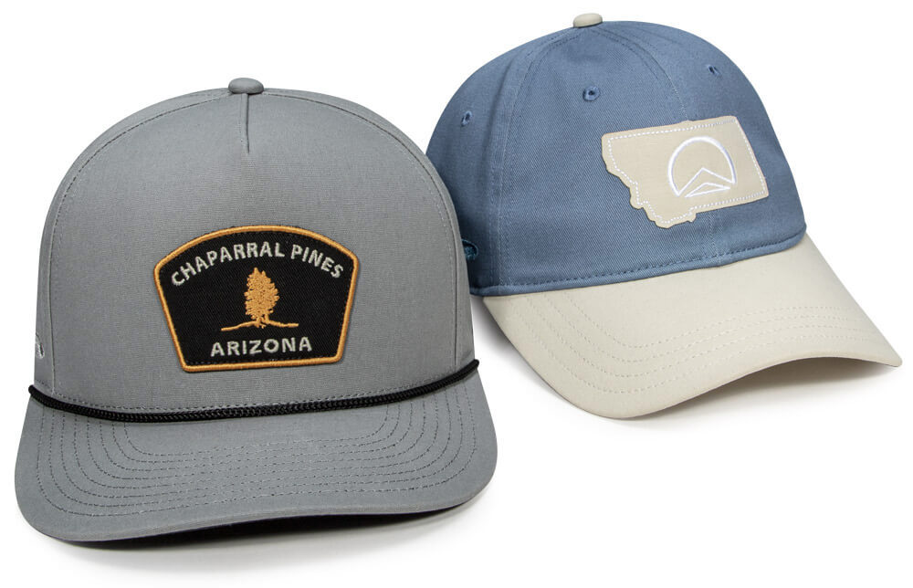 Custom Golf Headwear featuring New Waxed Canvas Color Options