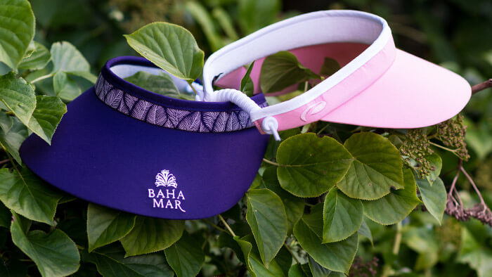 Ladies Twist-Cord Visors on foliage