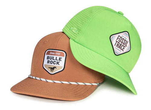 Fully Custom Headwear featuring our latest new TriTech color options