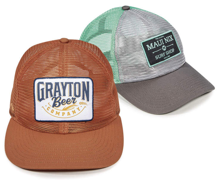 Two Pukka Stowaway hats