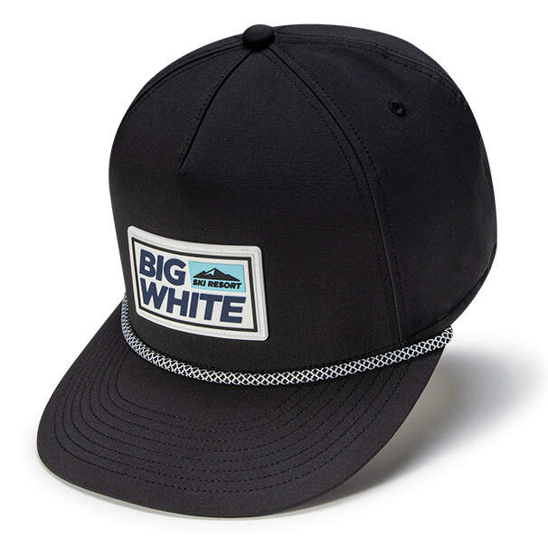 The Pukka Black Foundation Adjustable Hat Features Our Water-Resistant Pinnacle Fabric